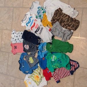 Lot of newborn onesies